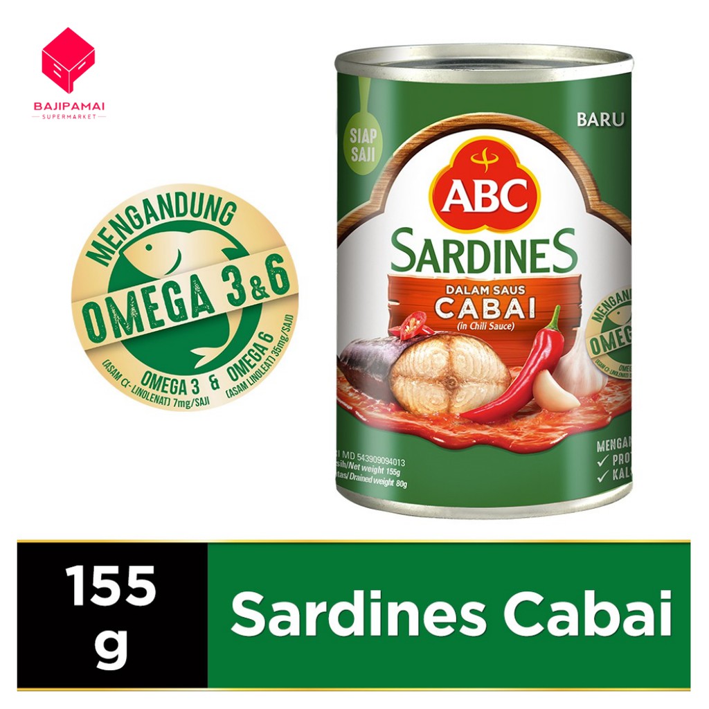 

ABC SARDINES CABAI 155GR