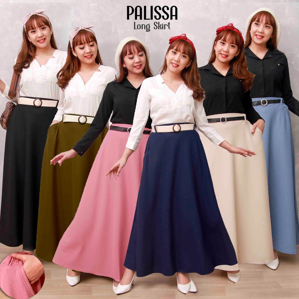 Rok Payung/Rok lebar Labosa / Rok Lebar / Rok Bahan Jatuh / Rok Bahan Labosa / Rok Import