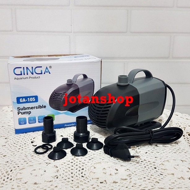 GINGA GA 105 GA105  Pompa Air Celup Kolam Hidroponik Aquarium Aquascape