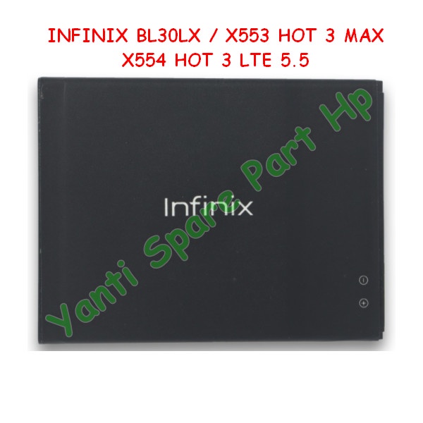 Baterai Infinix Hot 3 Max Hot 3 LTE 5.5 X553 X554 BL30LX Orignal New