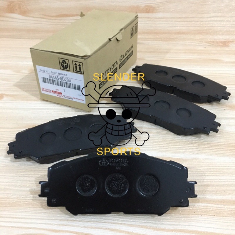 BRAKE PAD TOYOTA SIENTA - BRAKE DISC PAD - KAMPAS REM DEPAN SIENTA