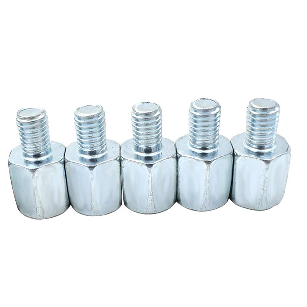 Rebuy Scooter Motor Silver Searah Jarum Jam 8mm 10mm Changing Screw Tangan Kanan Kiri M8 Sekrup Spion Konversi Sekrup