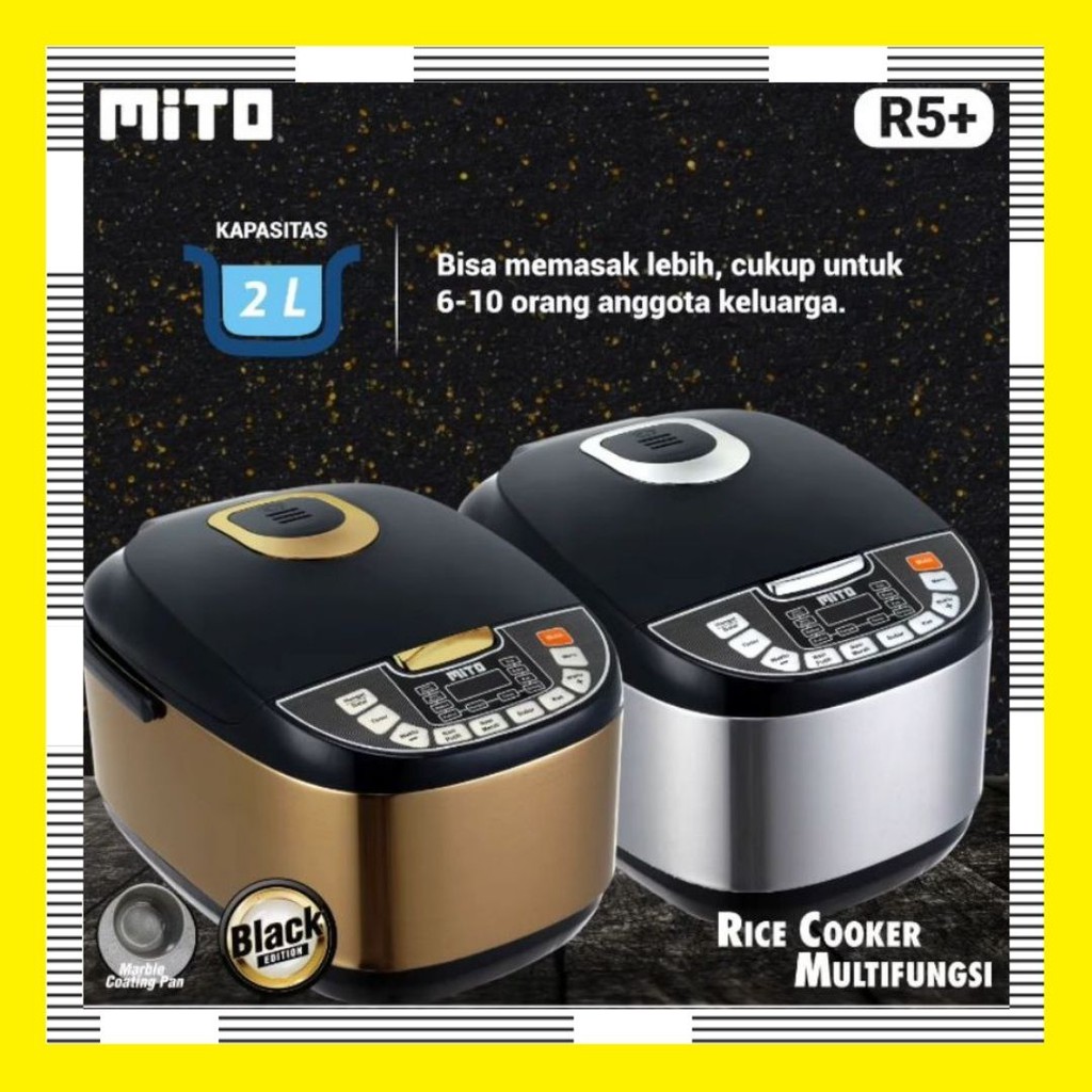 Jual Rice Cooker Digital Mito R5 Plus 8In1 Rice Cooker Multifungsi
