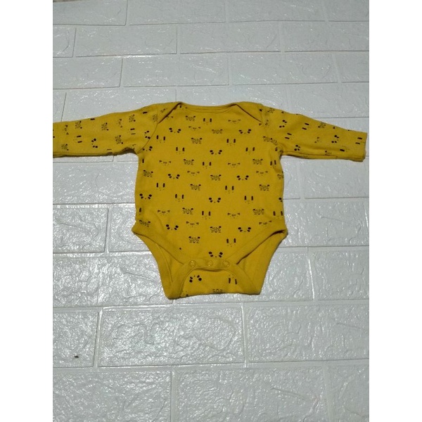 Preloved Jumper Next Baby Mustard Animals Preloved Romper Next Baby Preloved Next Kids Jumpsuit Prel