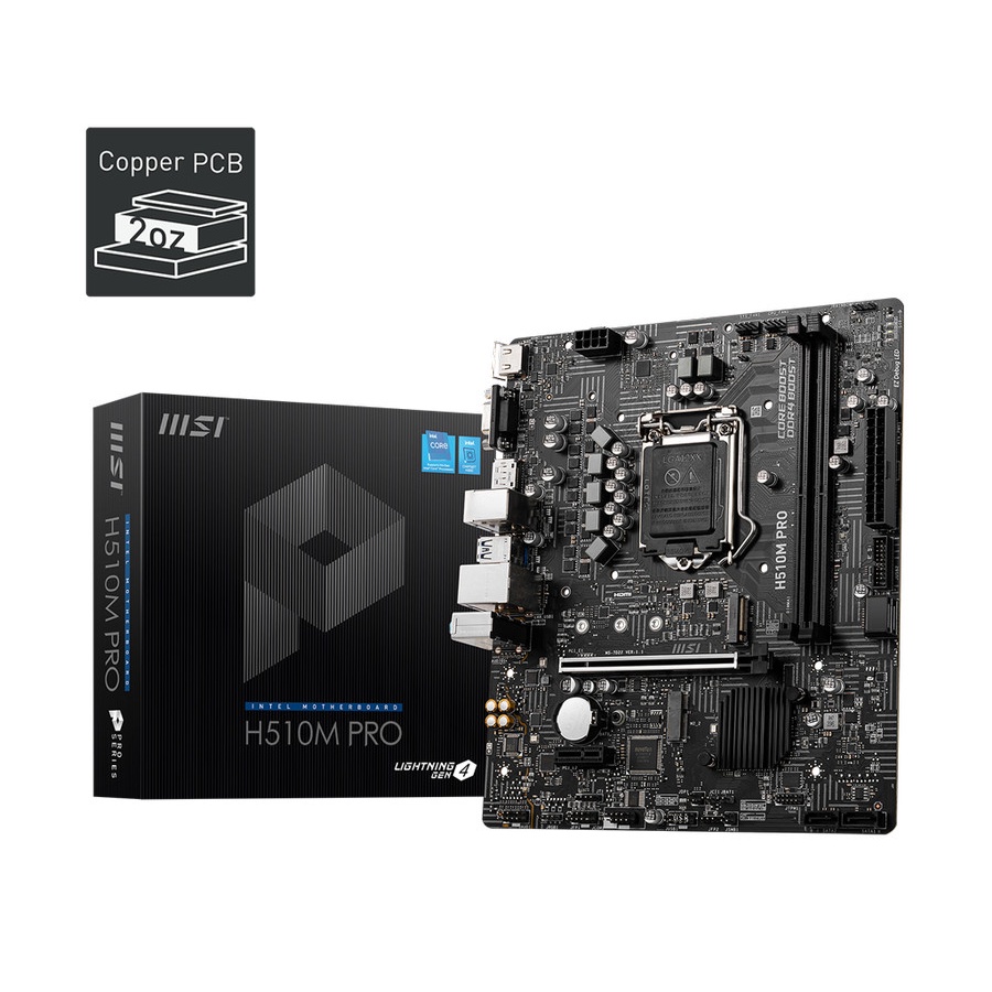 Mainboard MSI H510M Pro LGA 1200 Intel Gen11, Gen10, DDR4, Intel H510