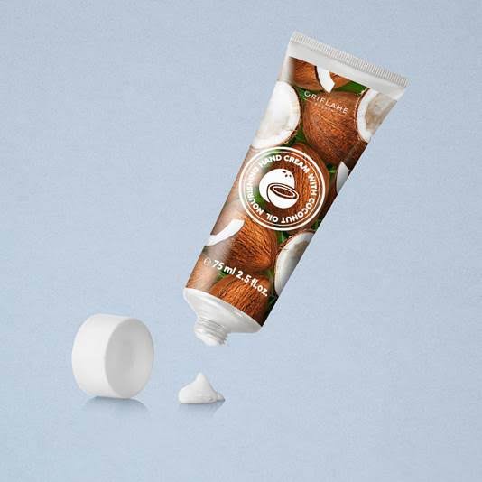 Nourishing hand cream with coconut oil