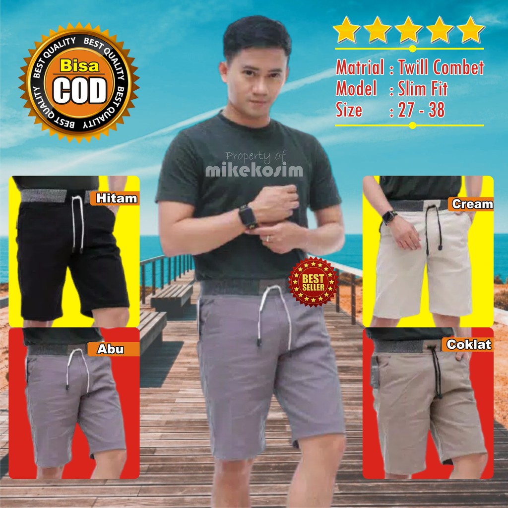 Celana Pendek Pria Surfing Chino Chinos Distro Murah Buat Santai