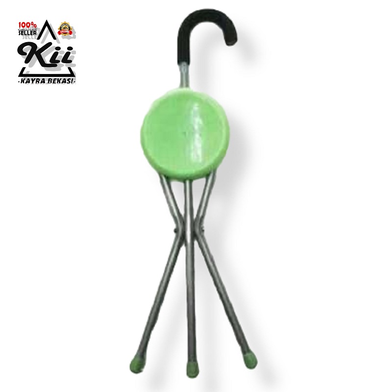 Kursi Tongkat Lipat - Bangku Tongkat Lipat - Kursi Tongkat Portable