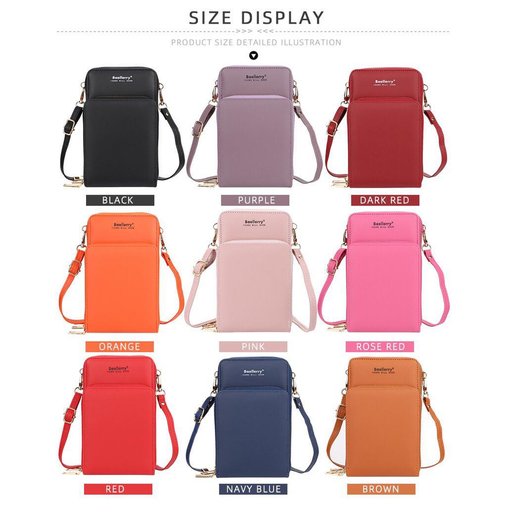 ☛TK☚ D042 DOMPET BAELLERRY YOUNG WILL SHOW MODEL 3 KANTONG WANITA SLINGBAG NEW FASHION IMPORT