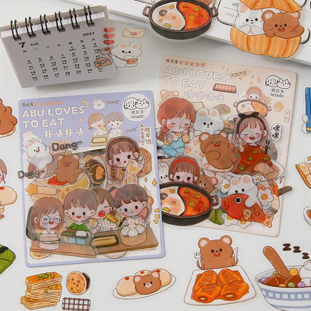 Populer Sticker Laptop Jurnal Scrapbooking Stiker Hewan Peliharaan Cewek Cowok Lucu