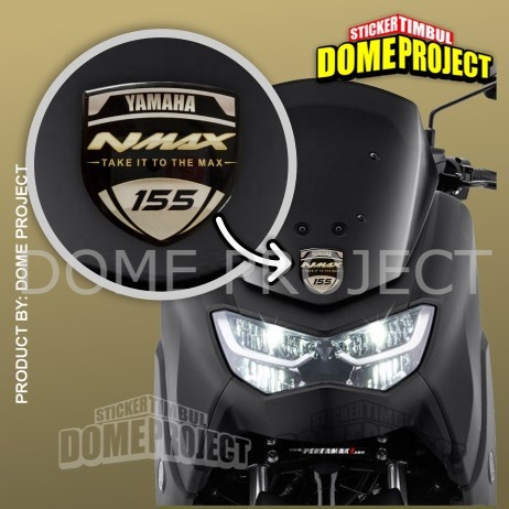 STIKER MOTOR STIKER AEROX NMAX LOGO EMBLEM TIMBUL STIKER MOTOR YAMAHA NMAX AKSESORIS SEPEDA MOTOR