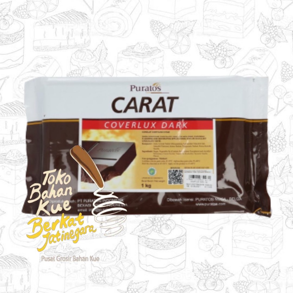 

COKLAT CARAT COVERLUX DARK KEMASAN 1 KG
