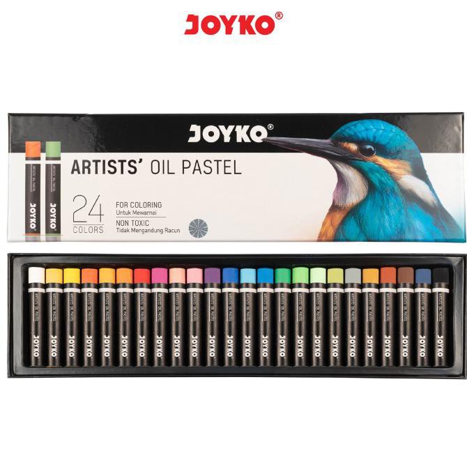 

Promo Awal tahun Artists Oil Pastel Krayon Minyak Joyko OP-24ART 24 Warna Colors Big Sale