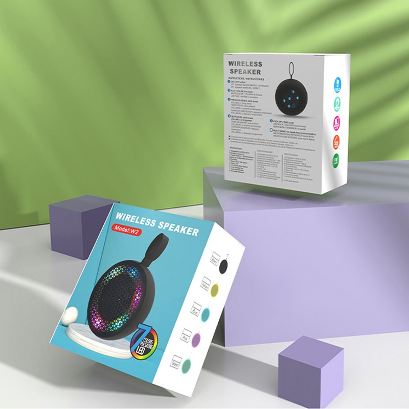 Bepop Wireless Speaker Bluetooth LED Light W2