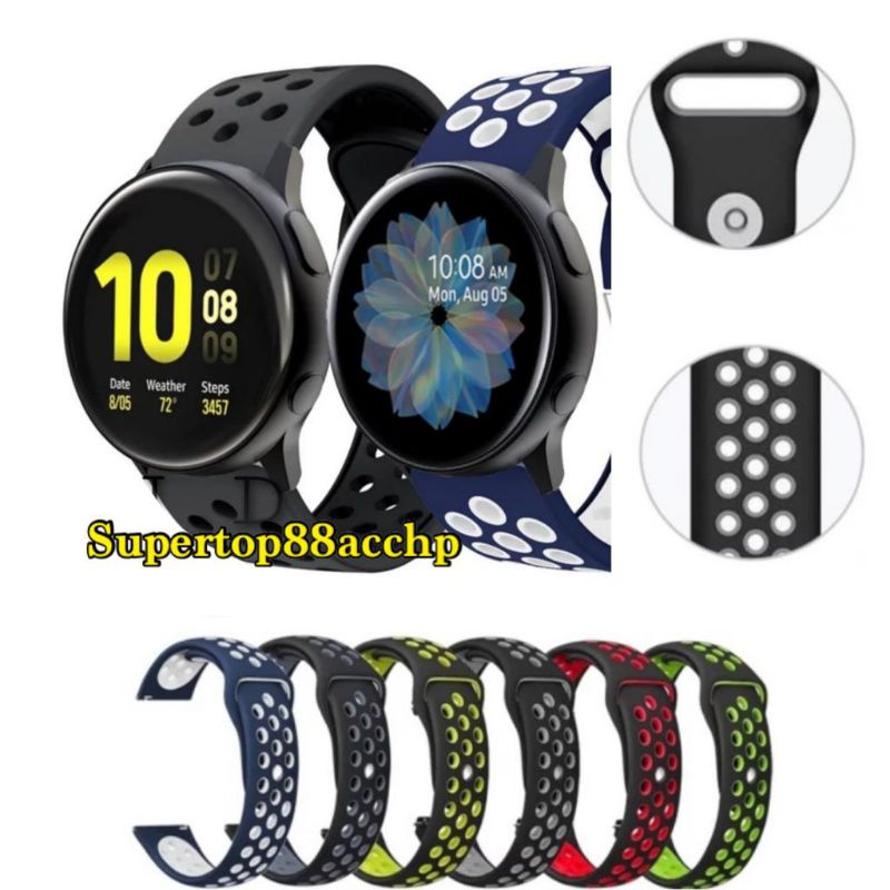 Tali Jam Strap Samsung Galaxy Active 2 40mm 44mm Smartwatch Model Nike