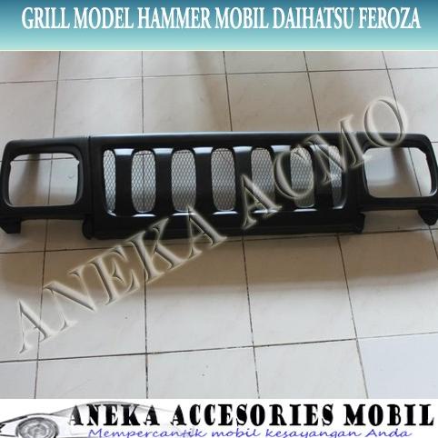 Grill / Grille Model Hammer Variasi Fiber Mobil Daihatsu Feroza