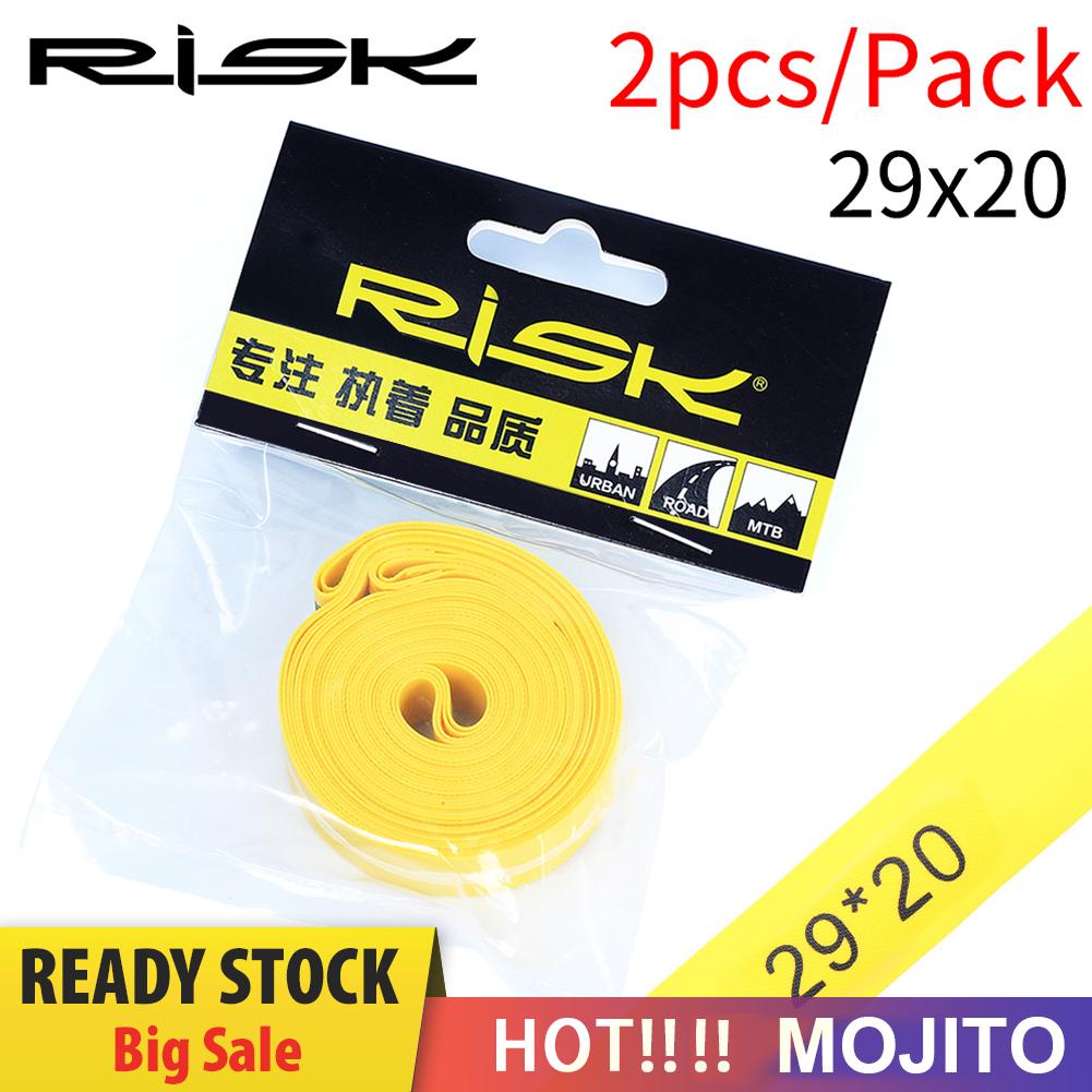 Risk 2pcs Tape Pelindung Jari-Jari Ban Untuk Sepeda Balap / Mtb / Fixie