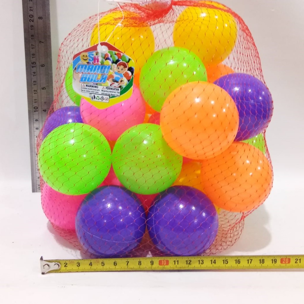 mainan anak mandi bola isi 25pcs murah - sh25