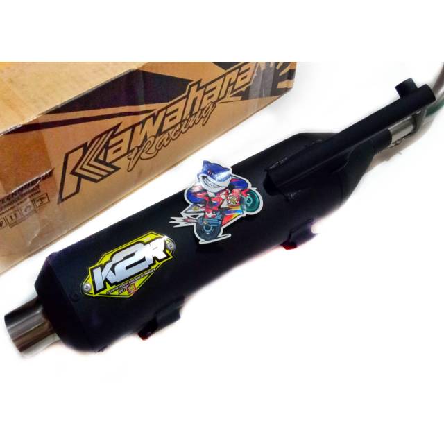 Knalpot standar racing bobokan kawahara racing K2R motor Honda Yamaha matic Vario 110 LED dll matic