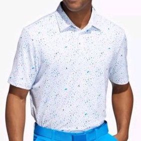 BAJU GOLF PRIA ADIDAS GOLF PRINT POLO SHIRT GOLF ORIGINAL