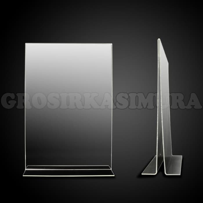 

Termurah acrylic tent holder / akrilik tent card A5 tempat brosur Meja Terlaris