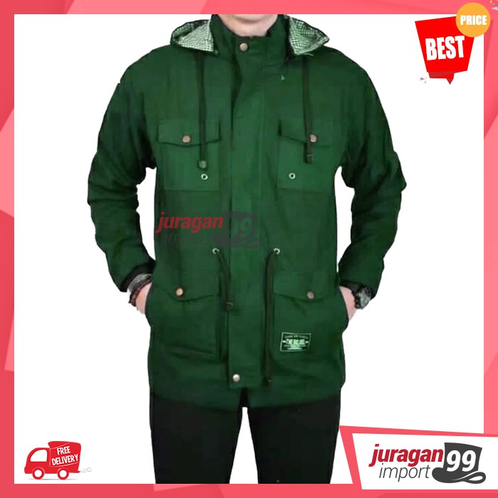 Cool Parka Cowok Pria The Bojiel Maroon Navy Hitam Moca Abu Hijau Ar Jaket Parka Bolak Bal Oute A074