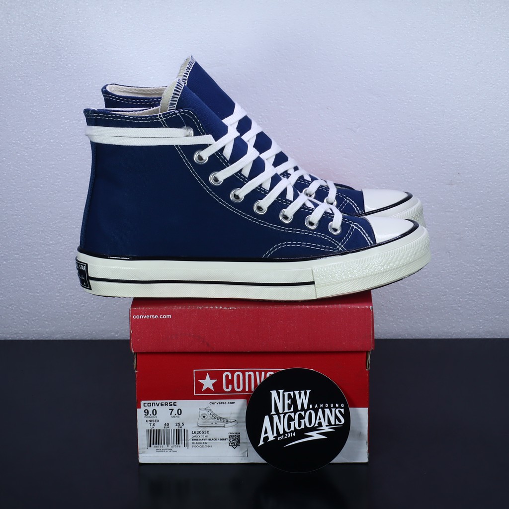 blue and grey converse