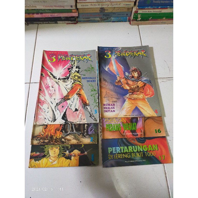 Komik Serial Silat 3 Pendekar Jual Satuan