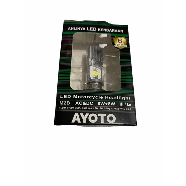 lAMPU DEPAN LED  MODEL AYOTO M2B AC DC BEBEK MATIC