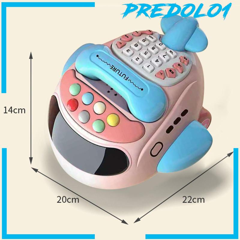 (Predolo1) Mainan Handphone Elektrik Dengan Palu Untuk Edukasi Anak Pra Sekolah