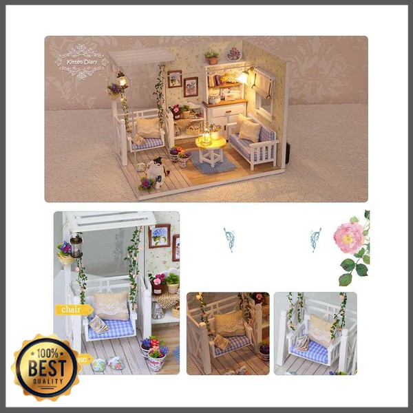 TG-MA088 Cute Room Miniatur Rumah Boneka 3D DIY 1:24 - 3013