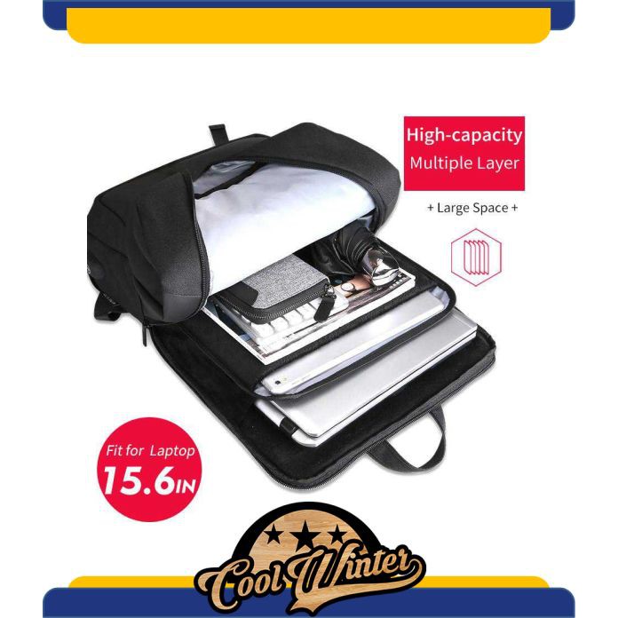 MARK RYDEN TAS RANSEL LAPTOP DENGAN USB CHARGER PORT - MR6960 CoolWinter