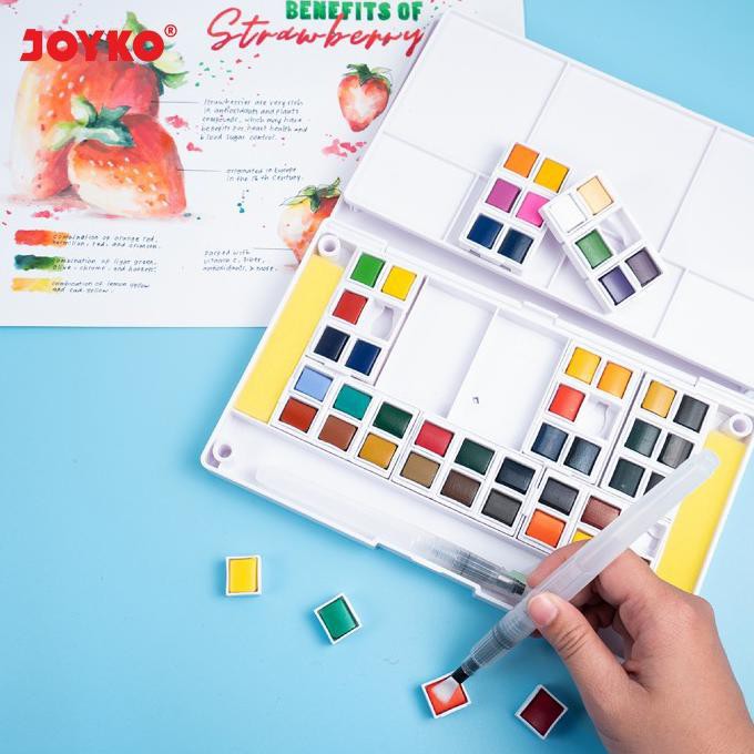 

SALE CAT AIR - JOYKO WATERCOLOR 48 WARNA PERALATAN MELUKIS ART SET MENGGAMBAR