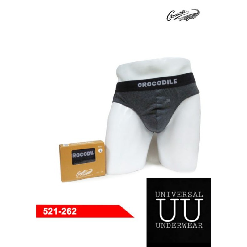 Daleman Celana Dalam Pria Dewasa Crocodile Sempak Cowok Laki Laki Terlaris Kode 521-262 By Universal Underwear