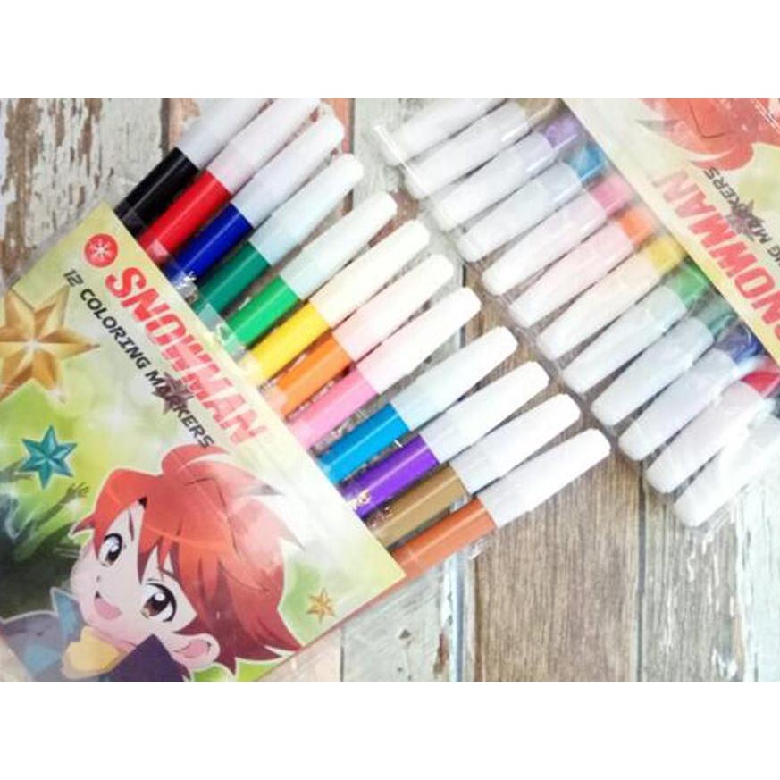 

Ready ー➽ Spidol 12warna Snowman (12warna) produck terlaris