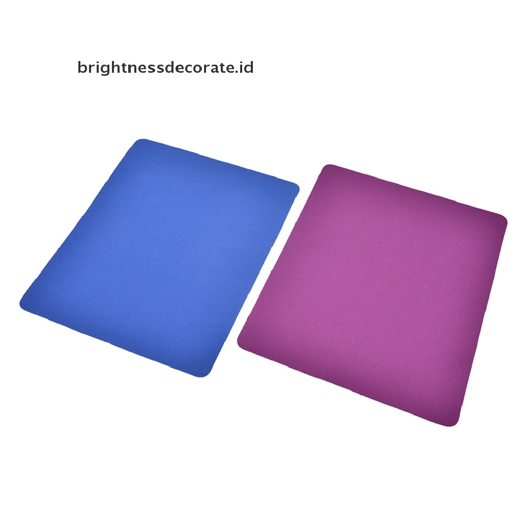 [birth] Hot 21.5 x 17.5cm Gaming PC Laptop Mouse Pad Anti-Slip Solid Color Rectangle Mat [ID]