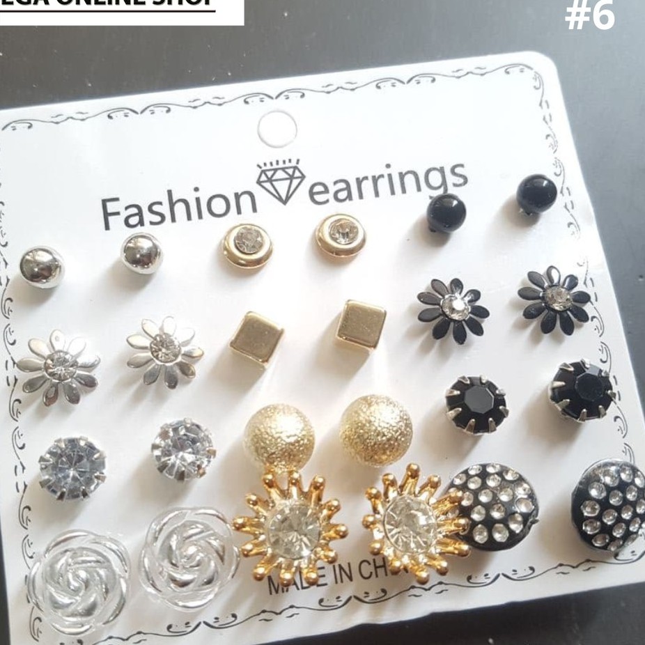 ➰CKK➰ Anting Earrings SET FA51 Import Model Wanita