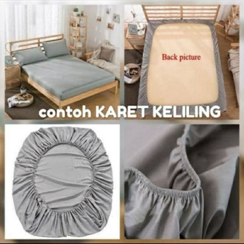 SPREI FULL KARET KELILING ANTI GESER