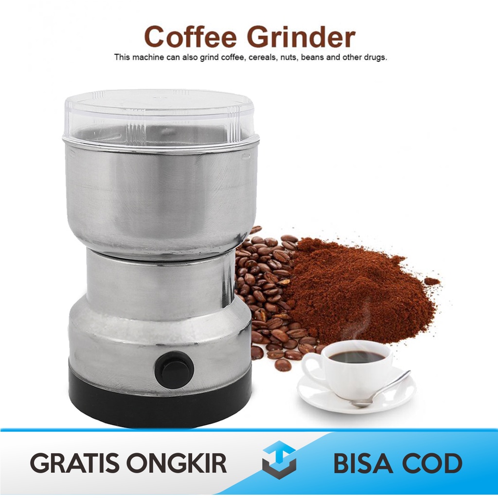 MESIN GRINDER KOPI ELEKTRIK MINI ONETWOCUPS NM-8300 ORIGINAL ALAT GILINGAN KOPI LISTRIK 150W