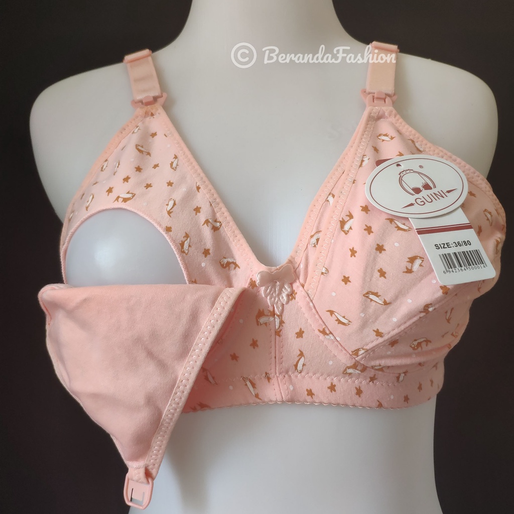 Bra menyusui maternity bra bh tanpa busa cup C size 34-40 Guini 813