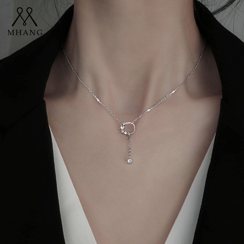 Kalung Rantai Liontin Gurita Hias Zircon Gaya Koreavintagetrendy Untuk Wanita