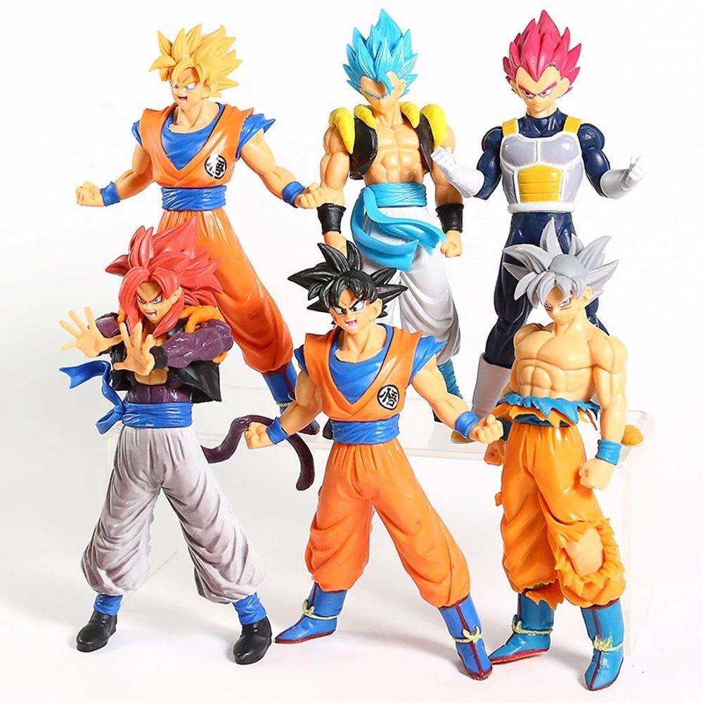 [Elegan] Dragon Ball Angka Koleksi Model Ornamen Desktop PVC Figure Brinquedo Mainan Model Mainan Monkey King Son Goku Figure