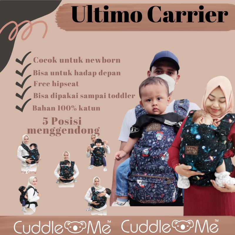 Cuddle me Gendongan cuddle me Ultimo Carrier gendongan bayi depan perlengkapan bayi gendongan SSC Ge