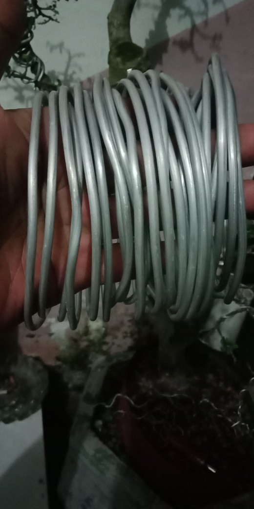 Kawat Bonsai Aluminium Putih Ecer Harga Per Meter Diameter Besar