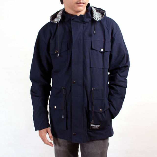 (BISA COD)Jaket parka kanvas premium&lt;