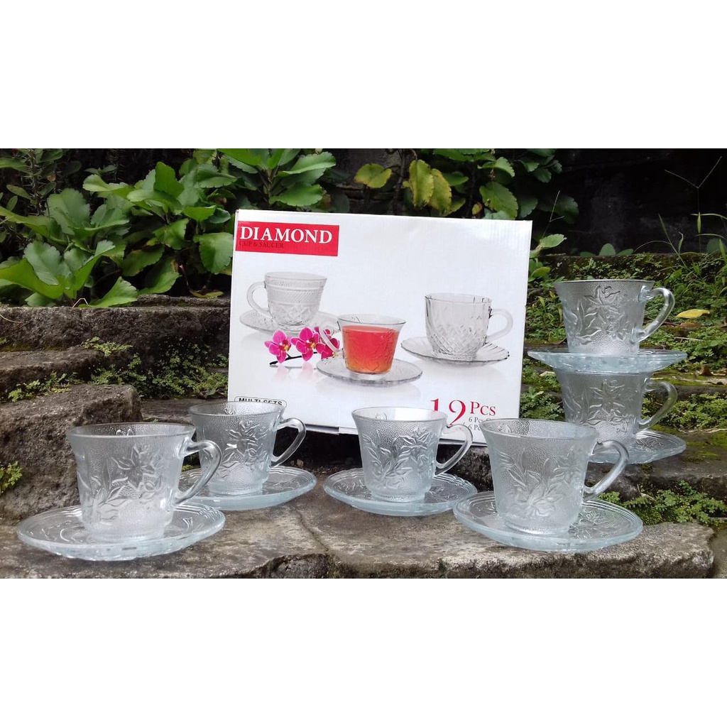 Souvenir Gelas Kaca Murah Gelas Kopi Aesthetic Cangkir Set Hias Gelas Wine Cantik Dl02Ab Gelas Desse