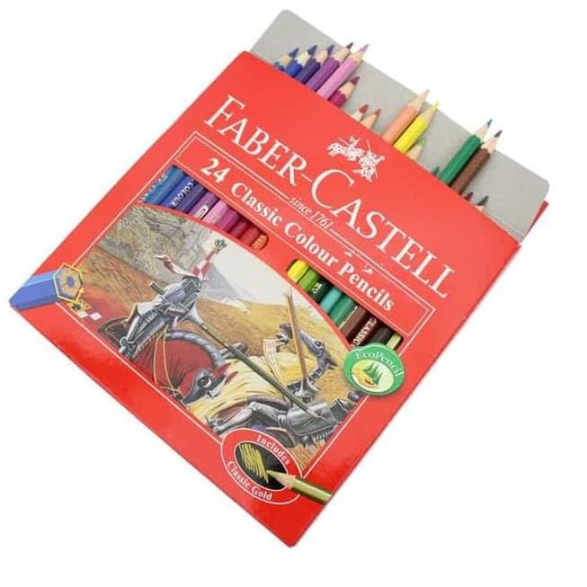 

Harga Bersahabat.. PENSIL WARNA KAYU 24 WARNA - FABER CASTELL CLASSIC 24 Warna (OFF-52)