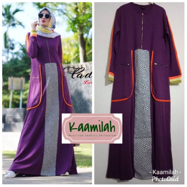 Sporty Dress by Padi Label - ALL SIZE LD104/PB140 - LAVENDER