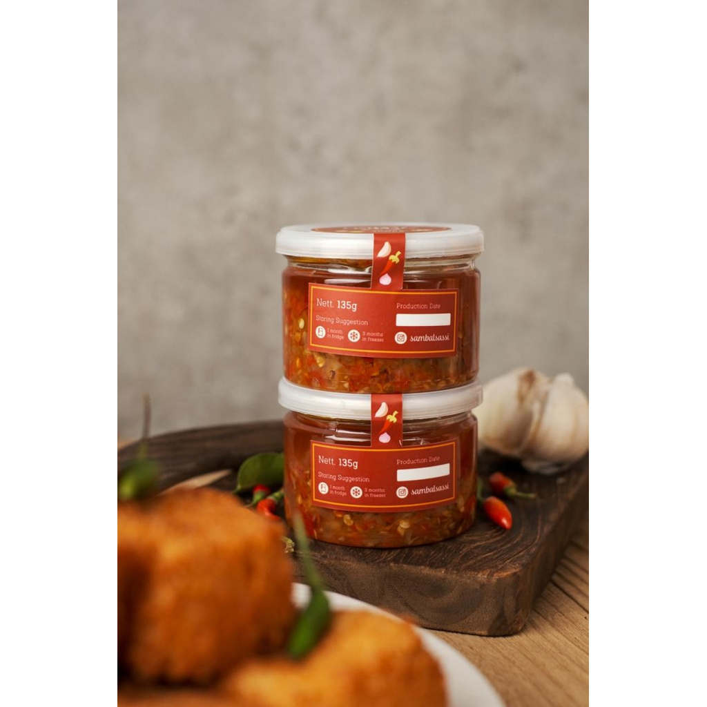 

Ready- Sambal Sassi - Sambal Korek (Sambal Bawang), Isi 135 Gr New Packaging