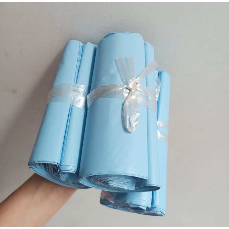 PLASTIK PACKING PLASTIK OLSHOP PLASTIK POLYMAILER SKY BLUE